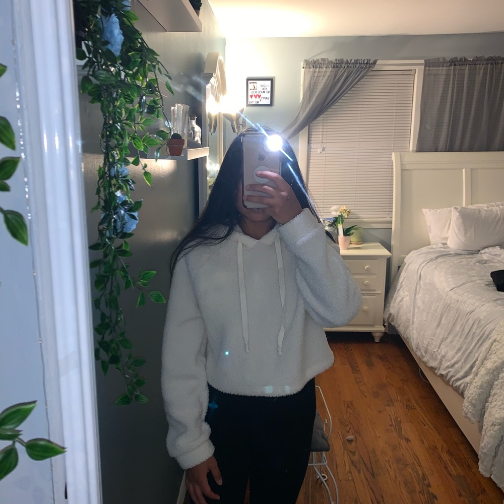 Fuzzy American Eagle Hoody